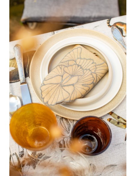 Tovagliolo Ginkgo in Lino