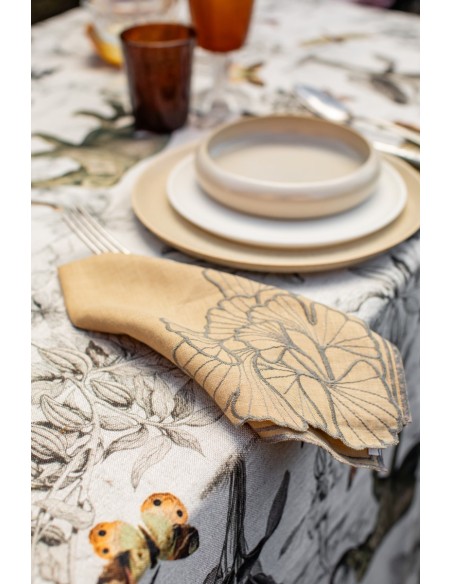 Ginkgo Linen Napkin