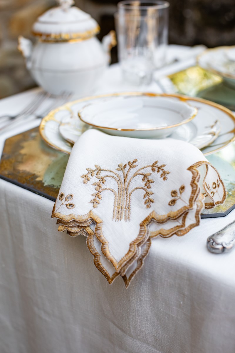 Serviette de table en lin Eden