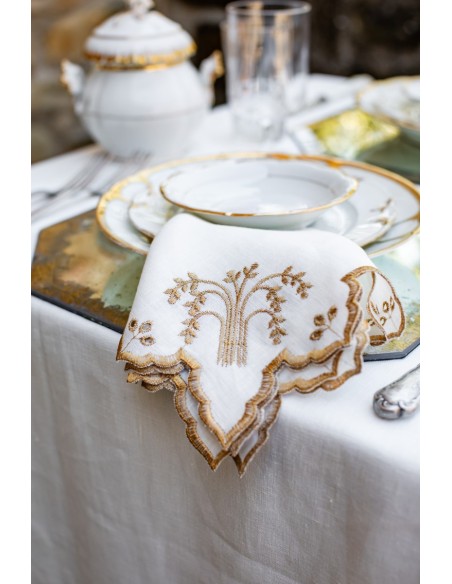 Serviette de table en lin Eden