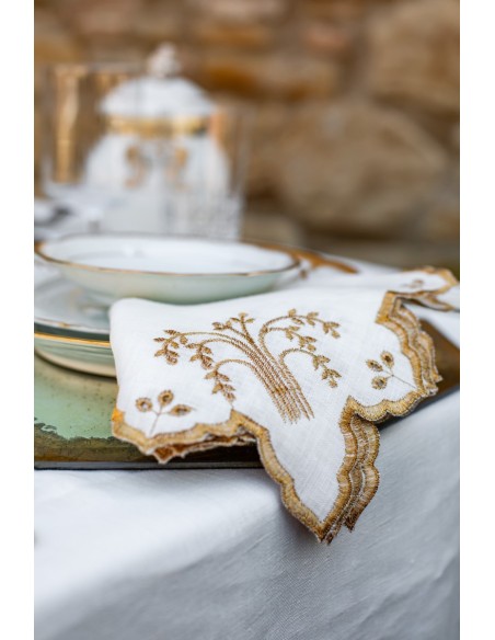 Serviette de table en lin Eden