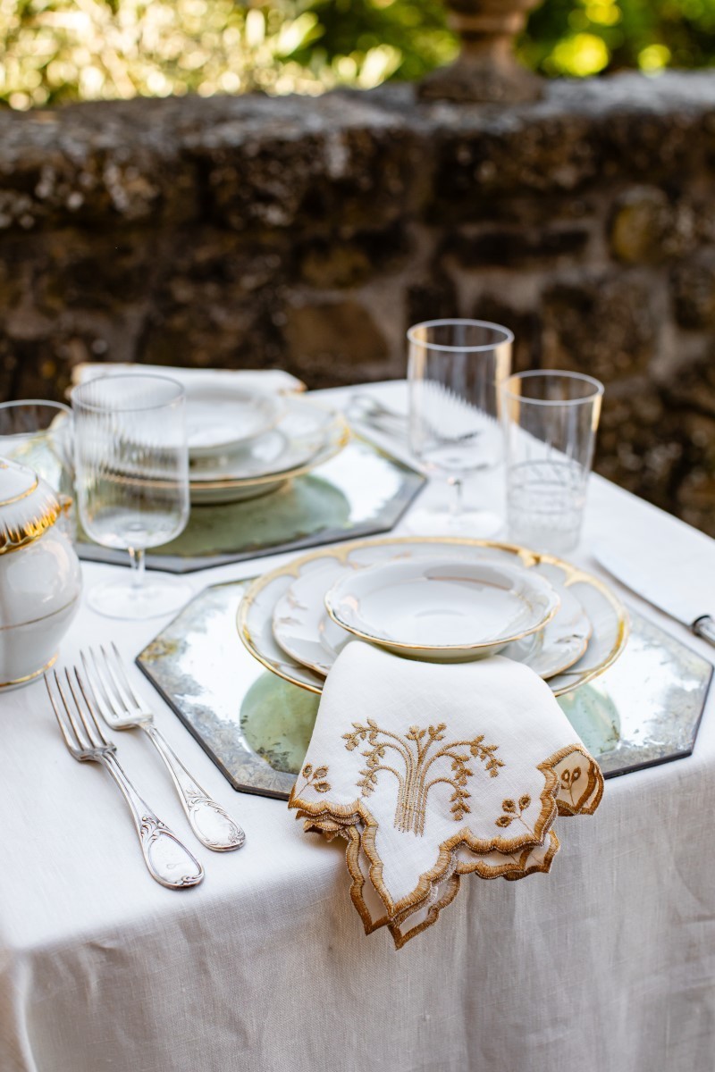 Serviette de table en lin Eden