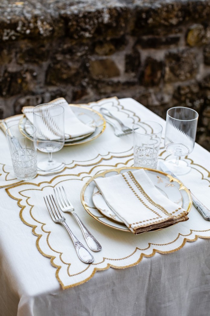 Serviette en lin Letizia 2
