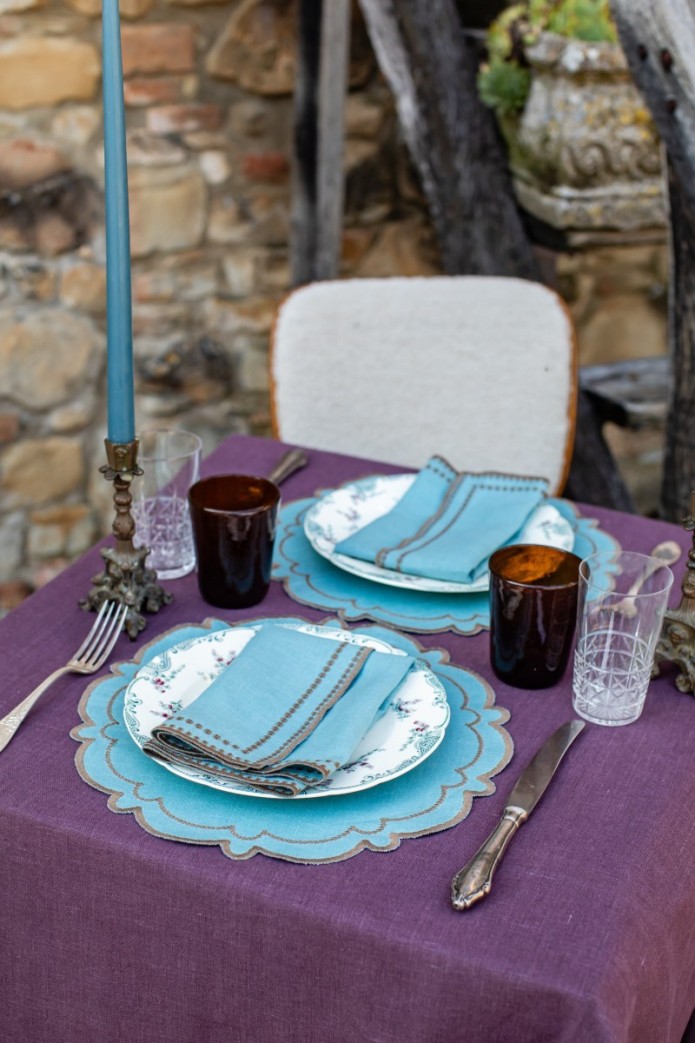 Serviette en lin Letizia 2