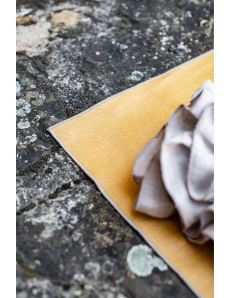 Linen Placemat Stain Resistant Filo