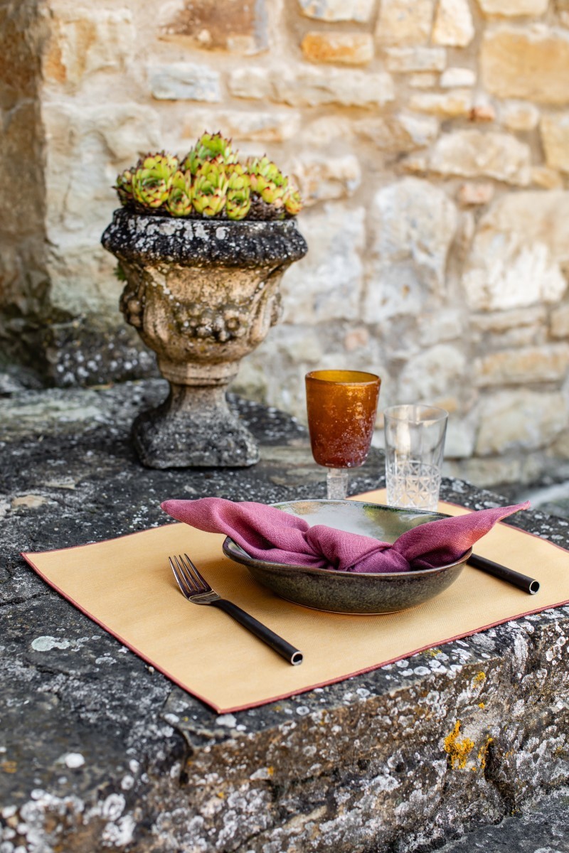 Set de table en lin enduit Filo