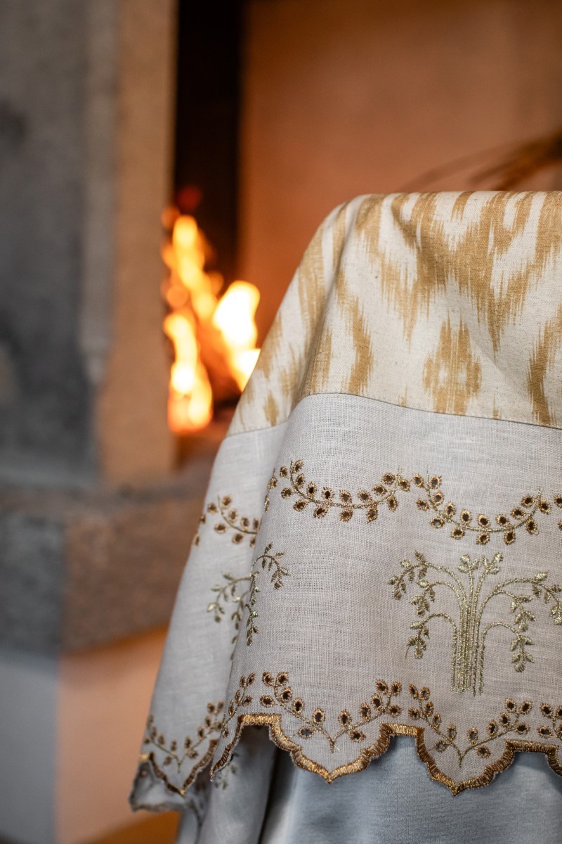 Eden Stain-Free Cotton Tablecloth