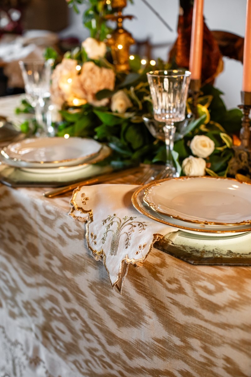 Eden Stain-Free Cotton Tablecloth