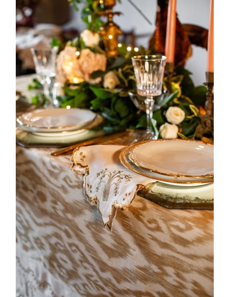 Eden Stain-Free Cotton Tablecloth