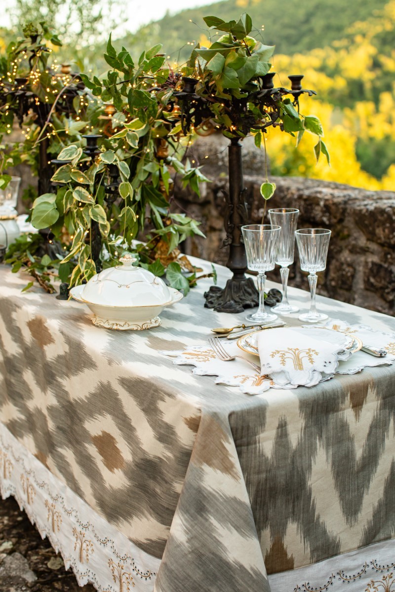 Nappe en coton sans taches Eden