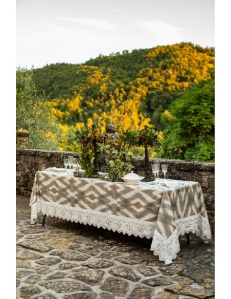 Eden Stain-Free Cotton Tablecloth