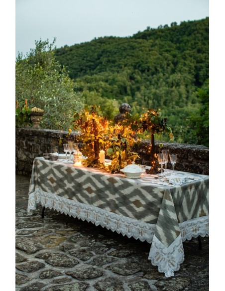 Eden Stain-Free Cotton Tablecloth