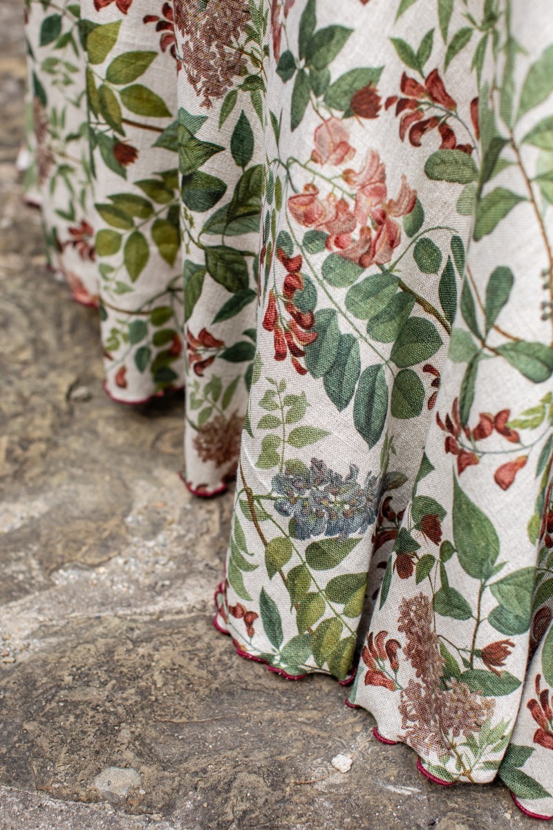 Nappe en lin viscose