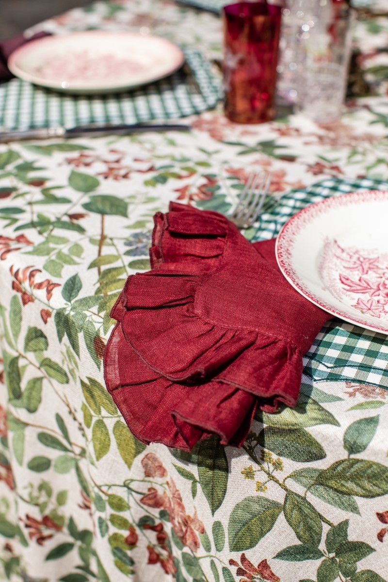 Nappe en lin viscose