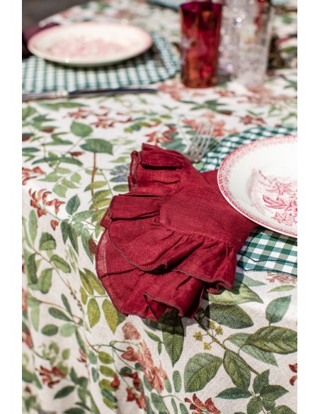 Nappe en lin viscose