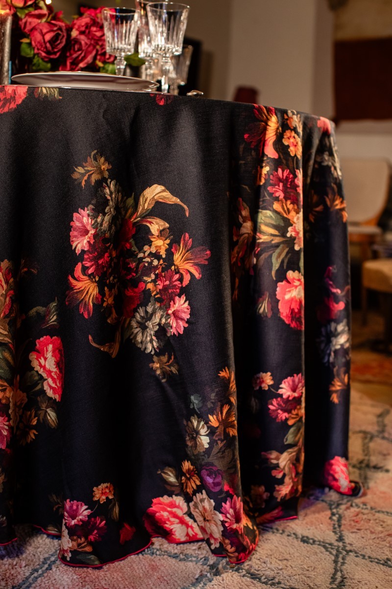 Nappe en lin viscose