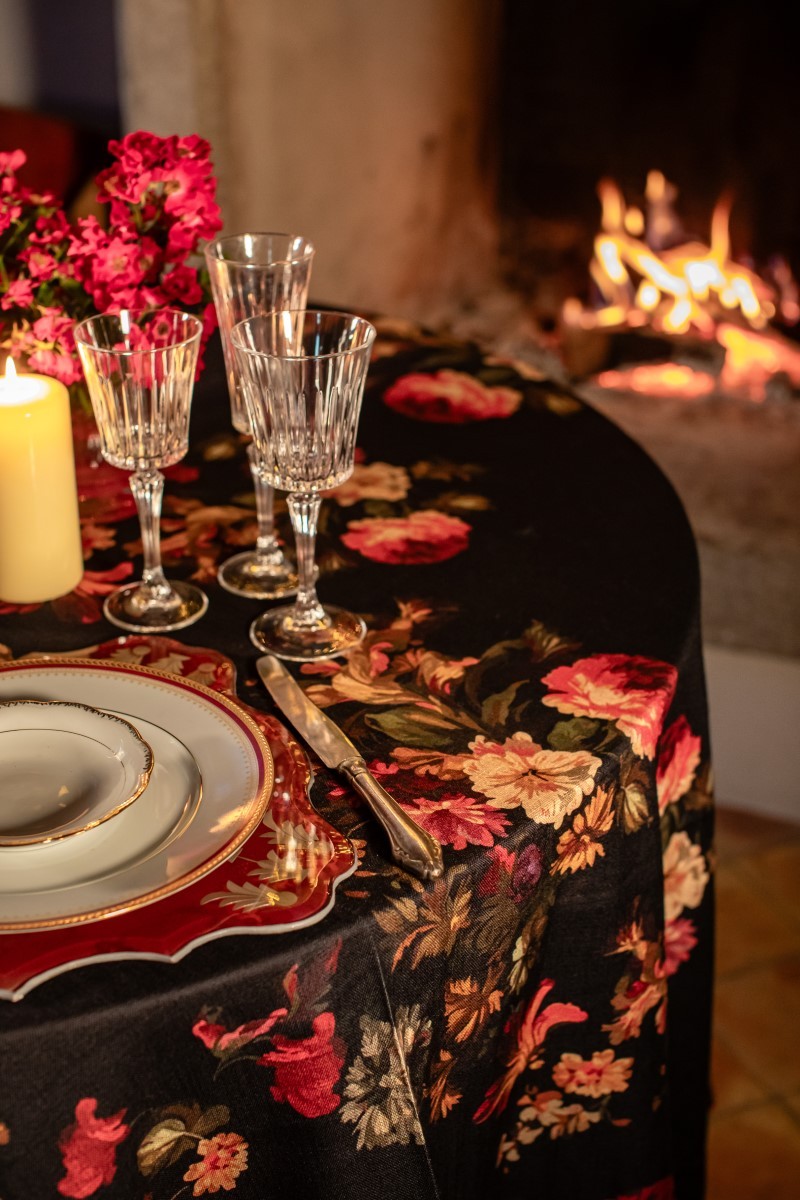 Nappe en lin viscose