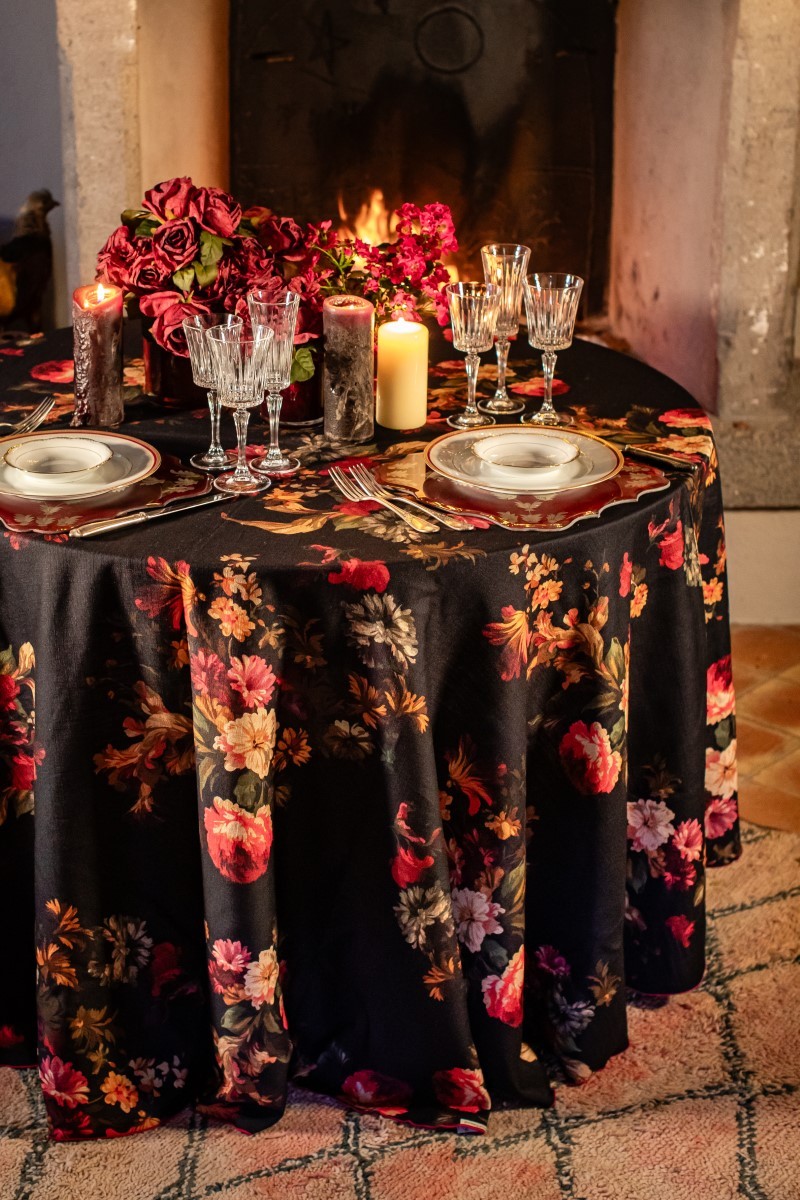 Nappe en lin viscose