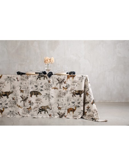 Nappe en lin viscose