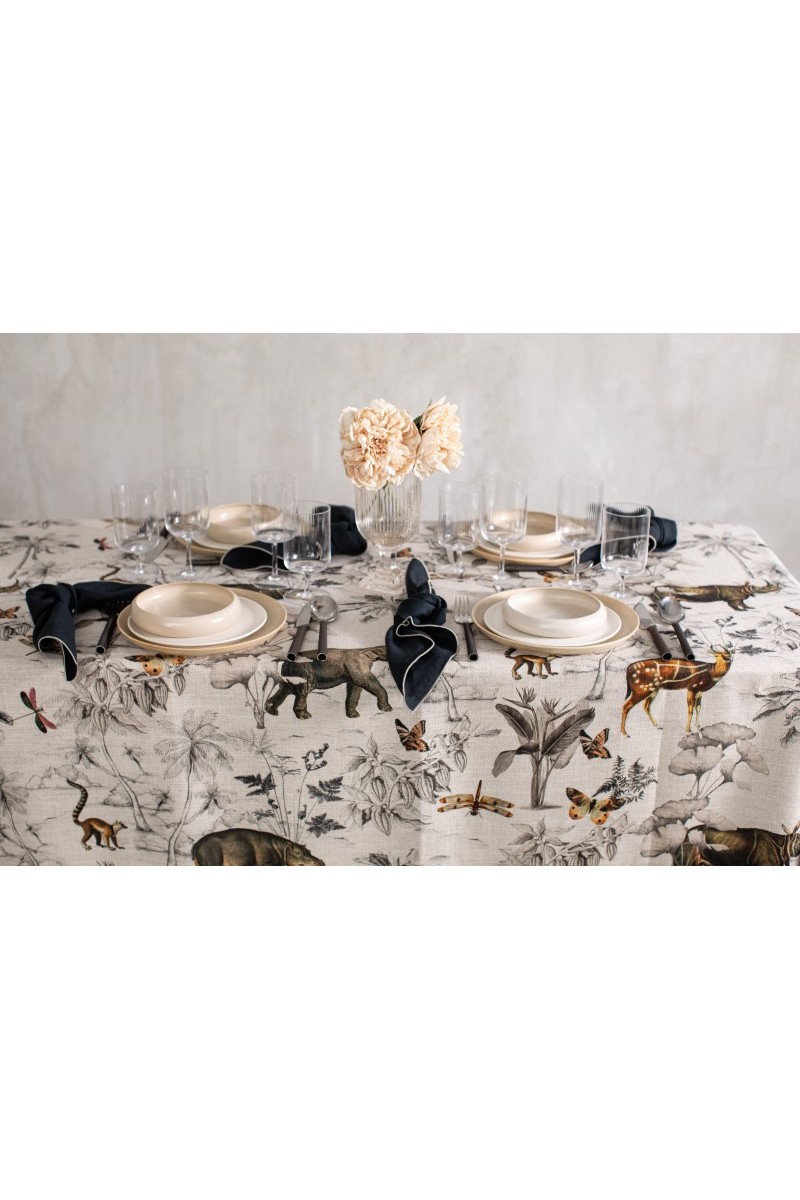 Nappe en lin viscose