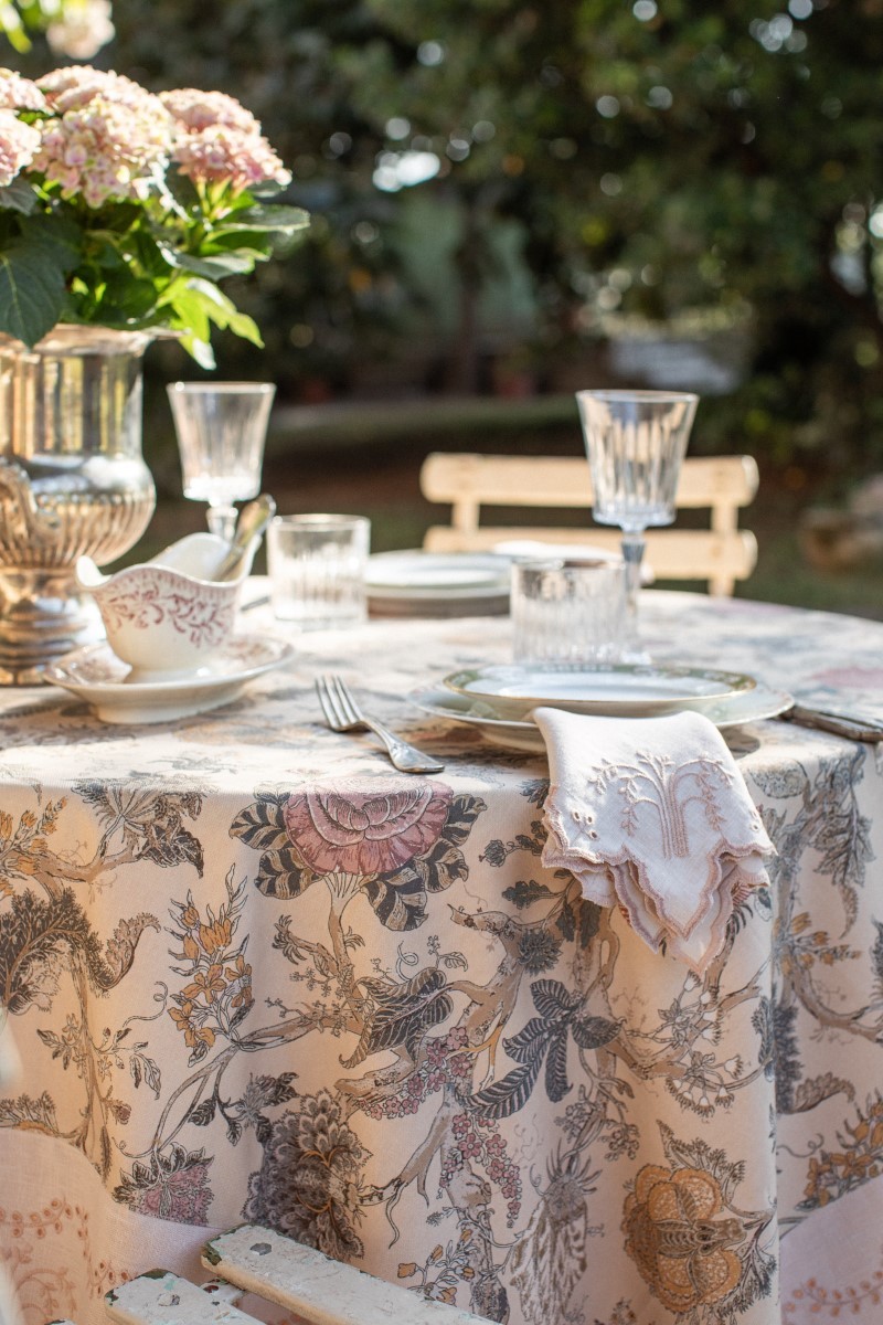 Eden Stain-Free Cotton Tablecloth