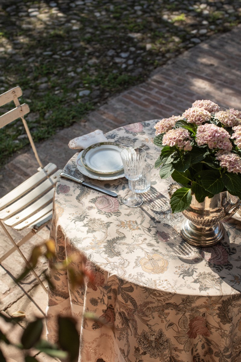 Eden Stain-Free Cotton Tablecloth
