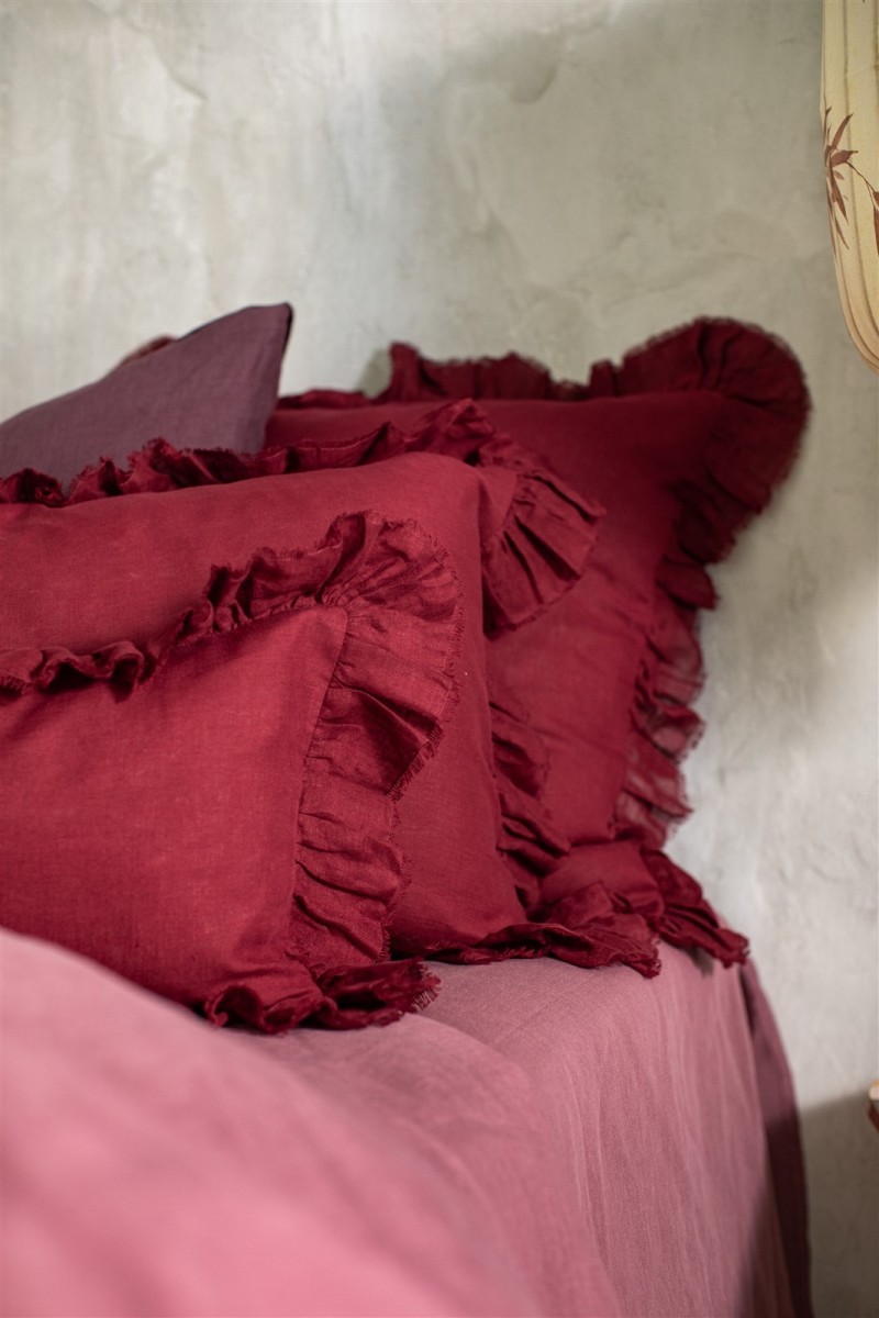 Drap-housse en lin avec coins