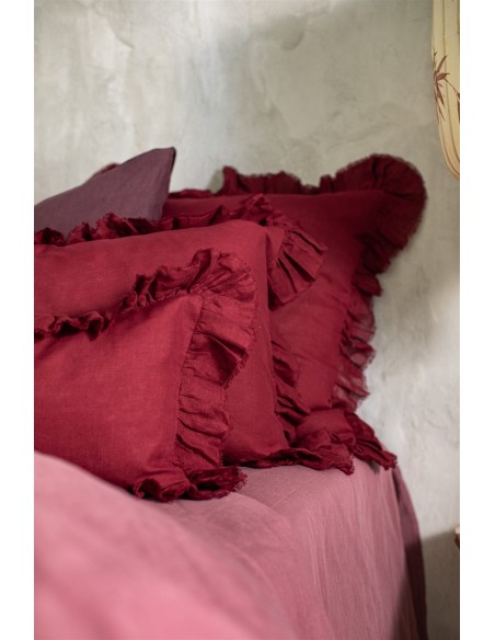 Drap-housse en lin avec coins