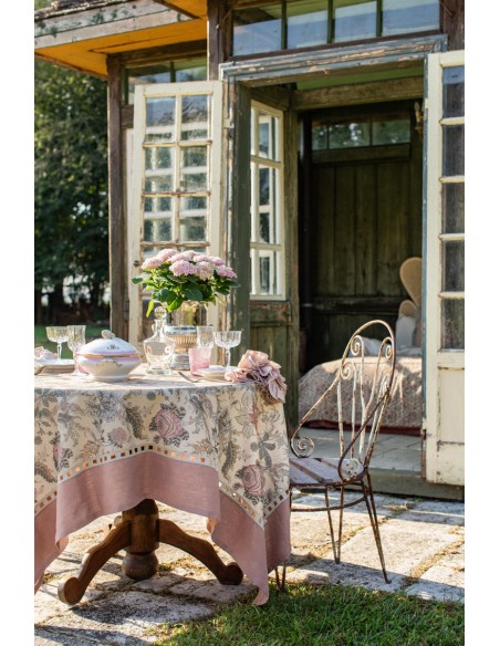 Riviera Tablecloth in Stain Resistant Cotton