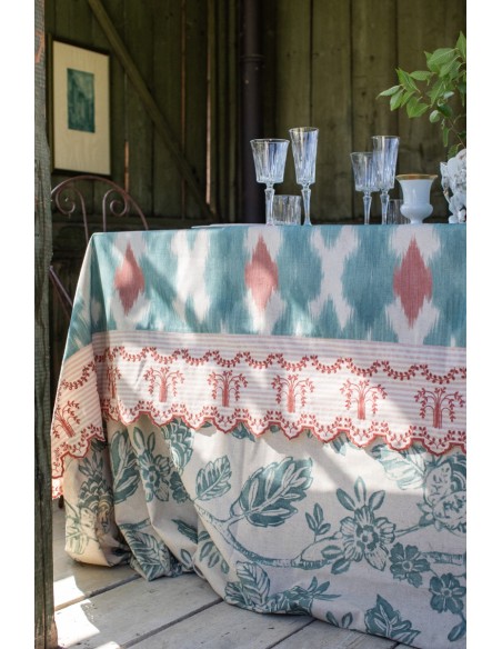 Eden Stain-Free Cotton Tablecloth