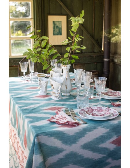 Eden Stain-Free Cotton Tablecloth
