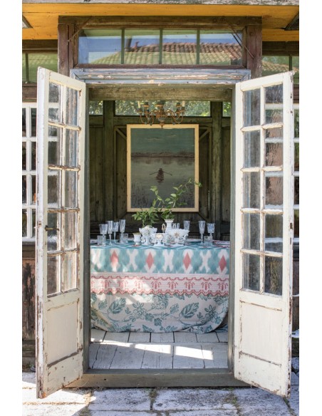 Eden Stain-Free Cotton Tablecloth