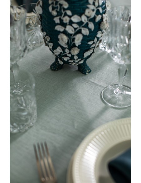 Stain Resistant Linen Bauhaus Tablecloth