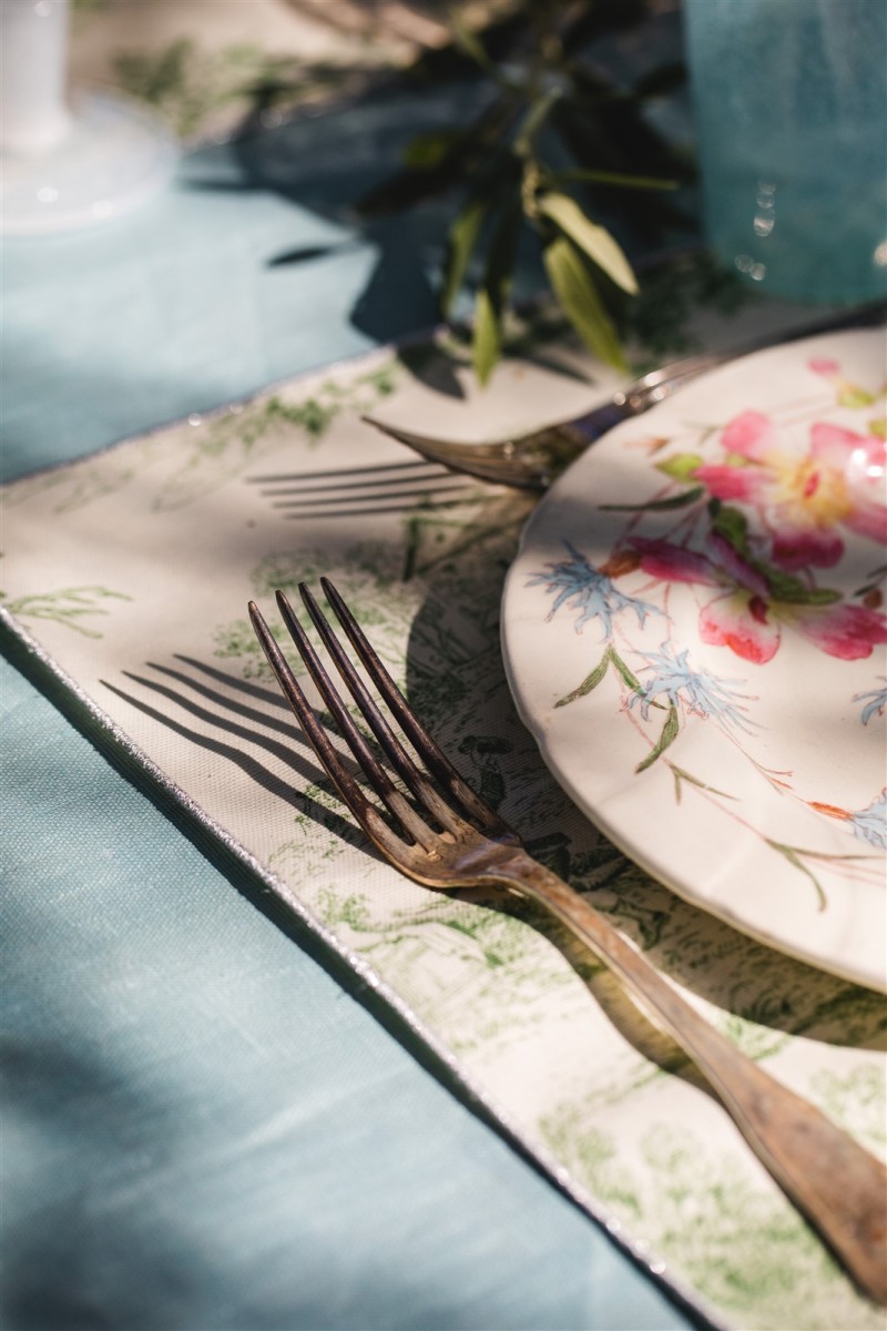 Nappe en lin Bauhaus