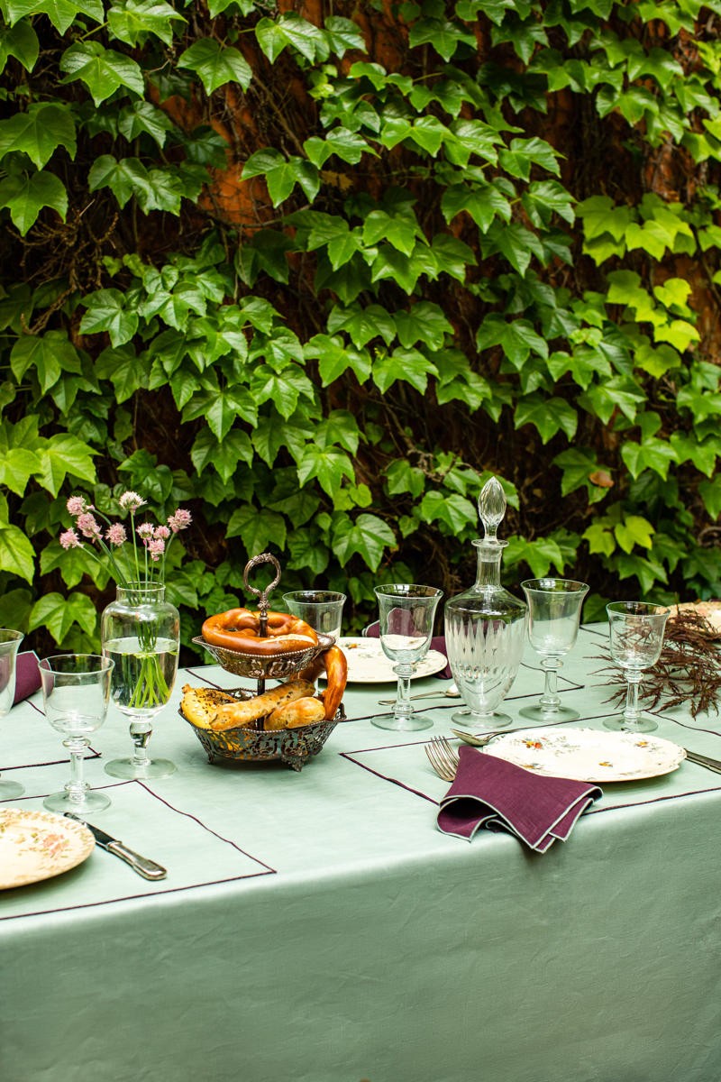 Nappe en lin Bauhaus 