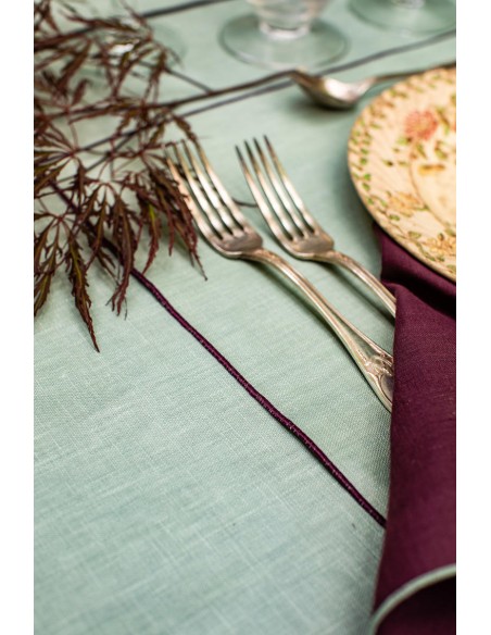 Stain Resistant Linen Bauhaus Tablecloth