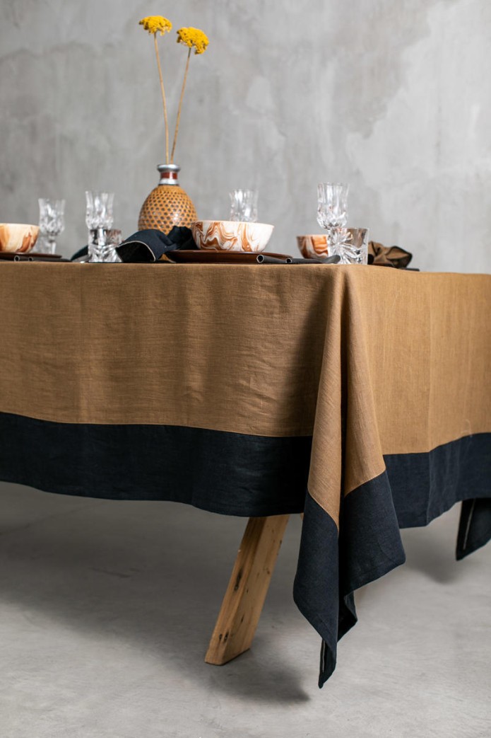 Nappe en lin Bauhaus