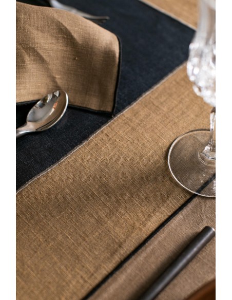 Stain Resistant Linen Bauhaus Tablecloth