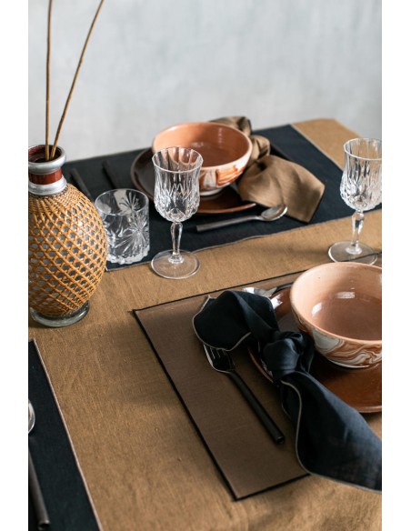 Nappe en lin Bauhaus 