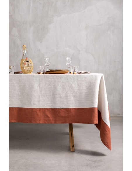 Stain Resistant Linen Bauhaus Tablecloth