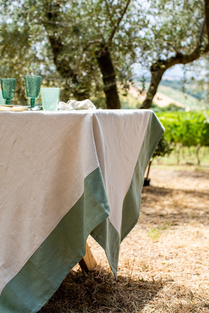 Nappe en lin Bauhaus