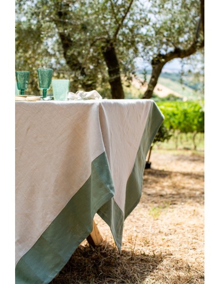 Nappe en lin Bauhaus