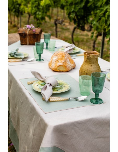 Nappe en lin Bauhaus