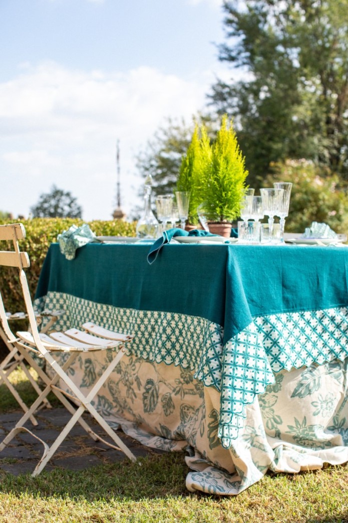 Linen Tablecloth Nastri 2