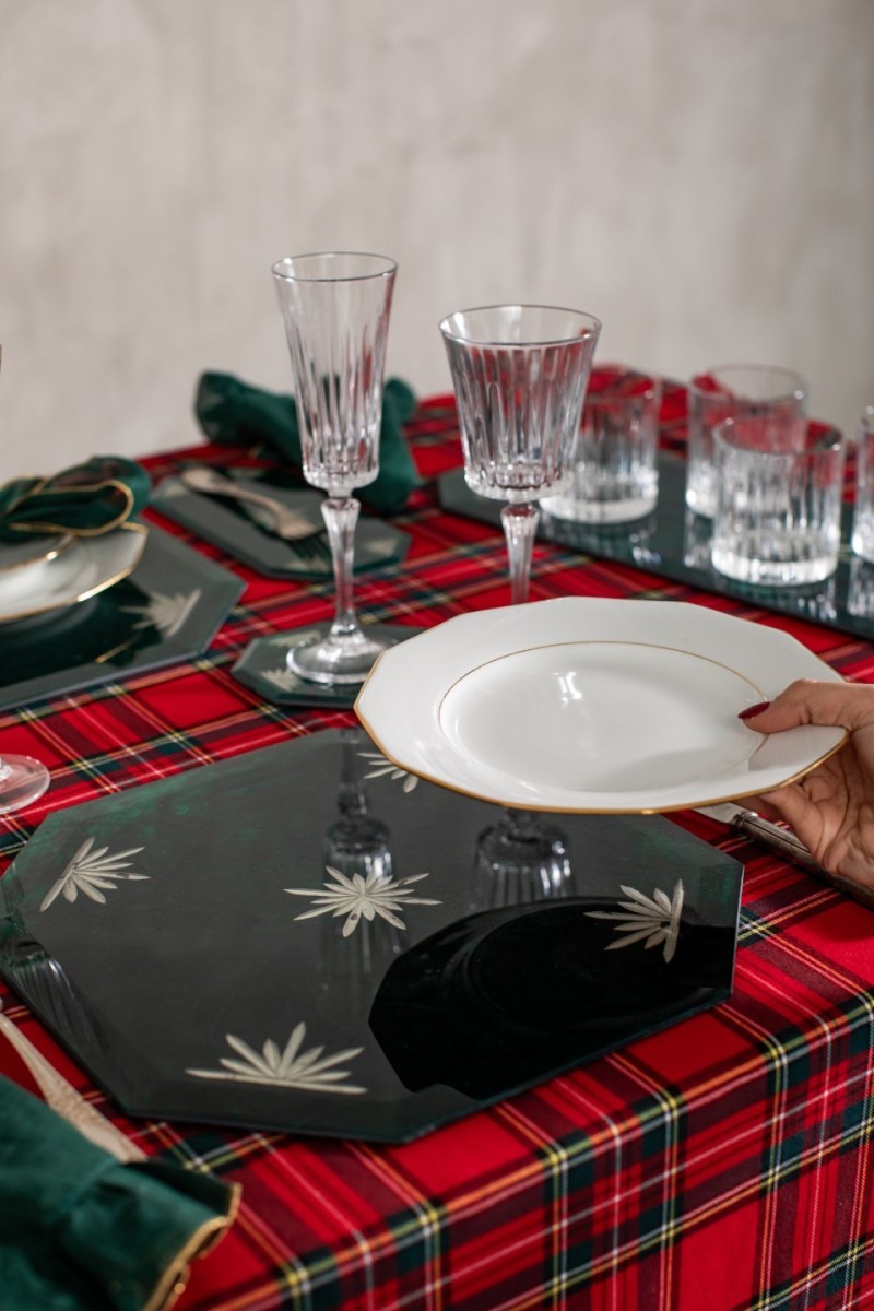 Sottopiatto Octo in Vetro