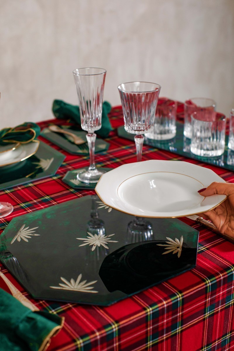 Sottopiatto Octo in Vetro