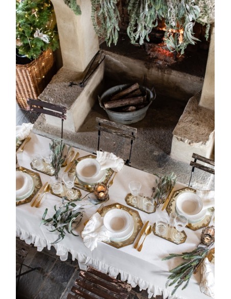 Sottopiatto Octo in Vetro