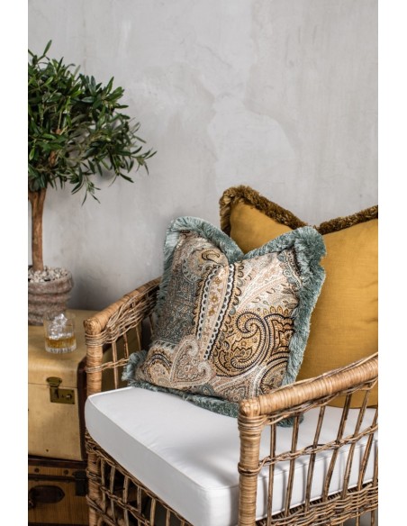 Elena Velvet Fringed Pillowcase