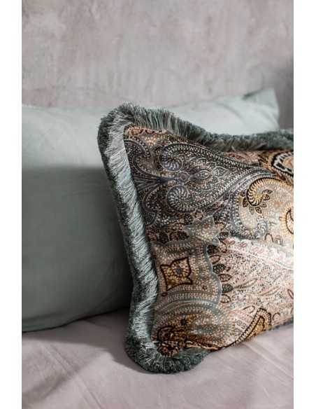 Elena Velvet Fringed Pillowcase