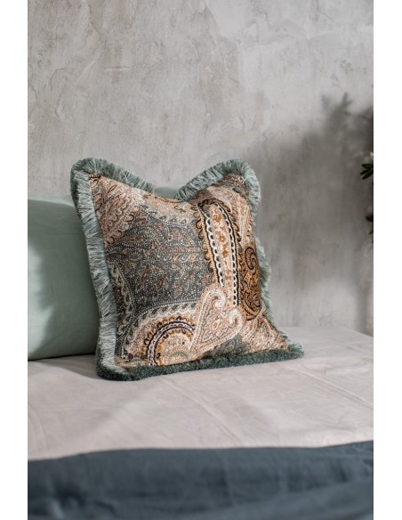 Elena Velvet Fringed Pillowcase